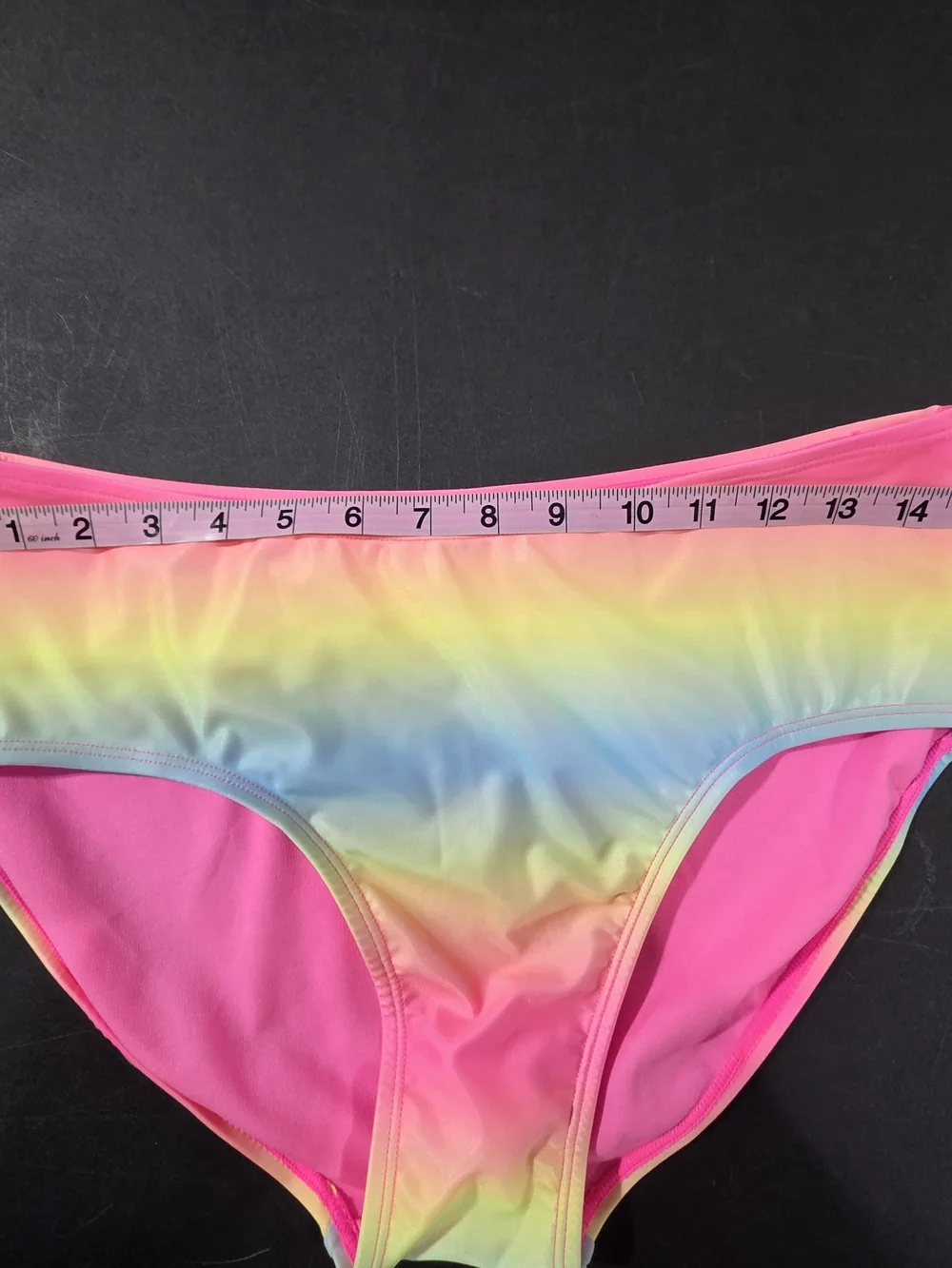 Kids Neon Pink Rainbow Long Sleeve Rash Guard Swim Set